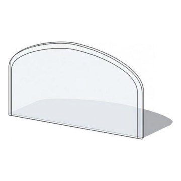 Szkło pod piec 1000x550x6 mat. półłuk