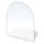 Szkło pod piec 1100x1000x8 mat. półłuk