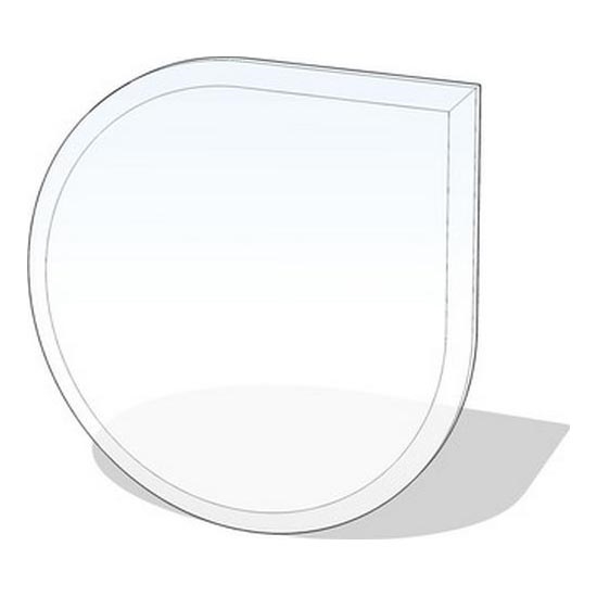 Szkło pod piec 1100x1100x8 mat. łza