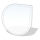 Szkło pod piec 1100x1100x8 mat. łza