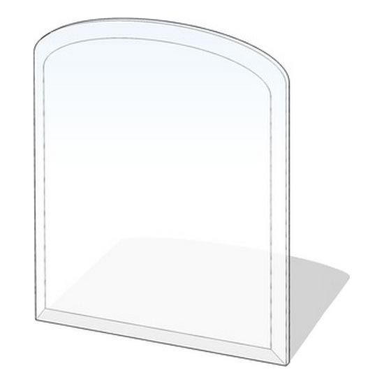 Szkło pod piec 1100x850x8 mat. półłuk