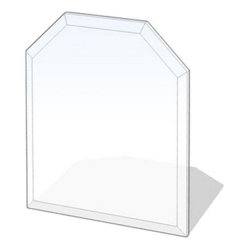 Szkło pod piec 1200x1000x8 mat.