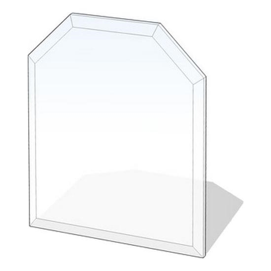 Szkło pod piec 1200x1000x8 mat.