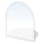 Szkło pod piec 1300x1200x8 mat. półłuk