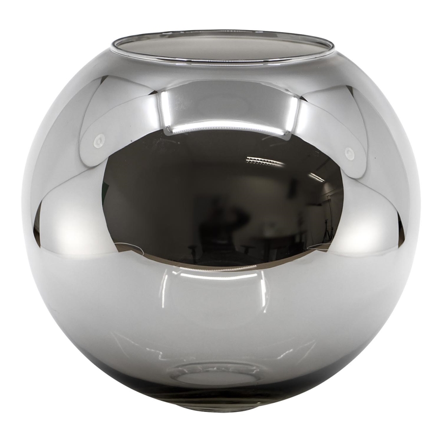 Szkło zamienne do żyrandola E27 o średnicy 20 cm, chrom błyszczący