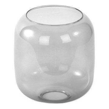 Szkło zamienne do żyrandola E27, średnica 14 cm, dymione szare