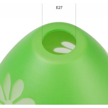 Szkło zamienne do żyrandola GARDEN E27 śr. 23 cm zielony