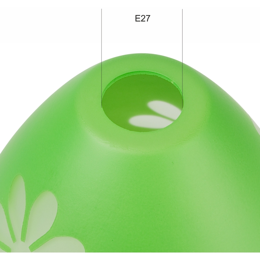 Szkło zamienne do żyrandola GARDEN E27 śr. 23 cm zielony