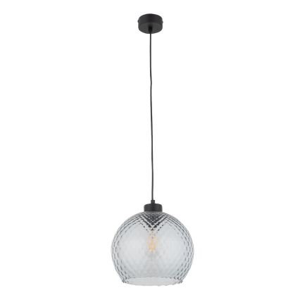 Szkło zamienne do żyrandola i kinkietu DEVON E27 Ø 18 cm, dymione szare