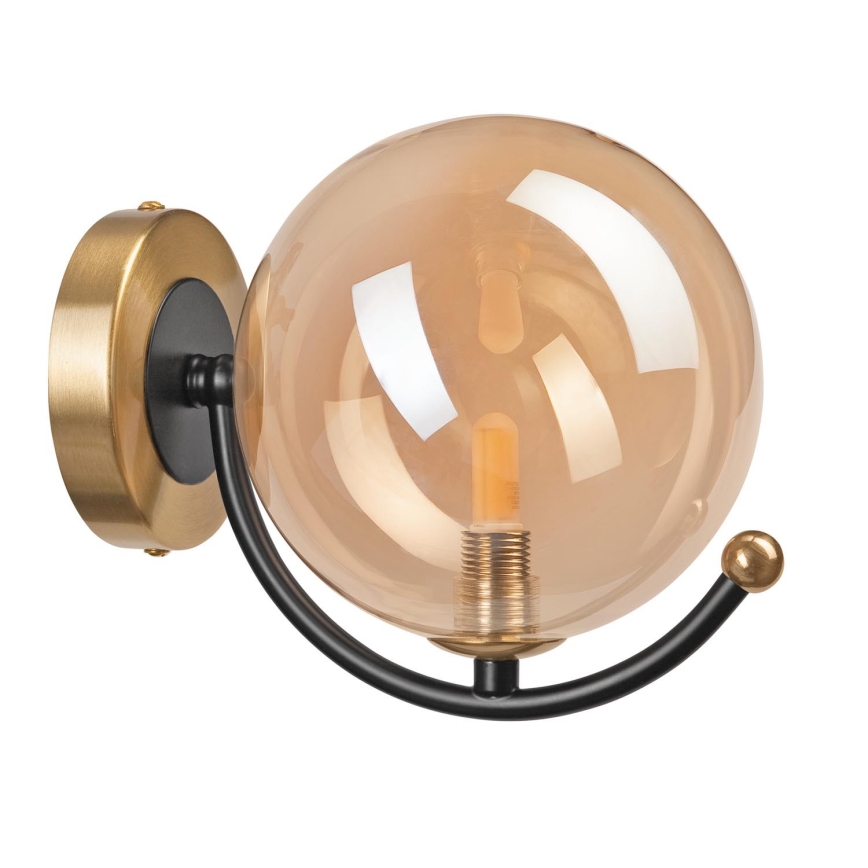 Szkło zamienne do żyrandola i kinkietu GEORGIA G9, śr. 12 cm, w kolorze przydymionego beżu.