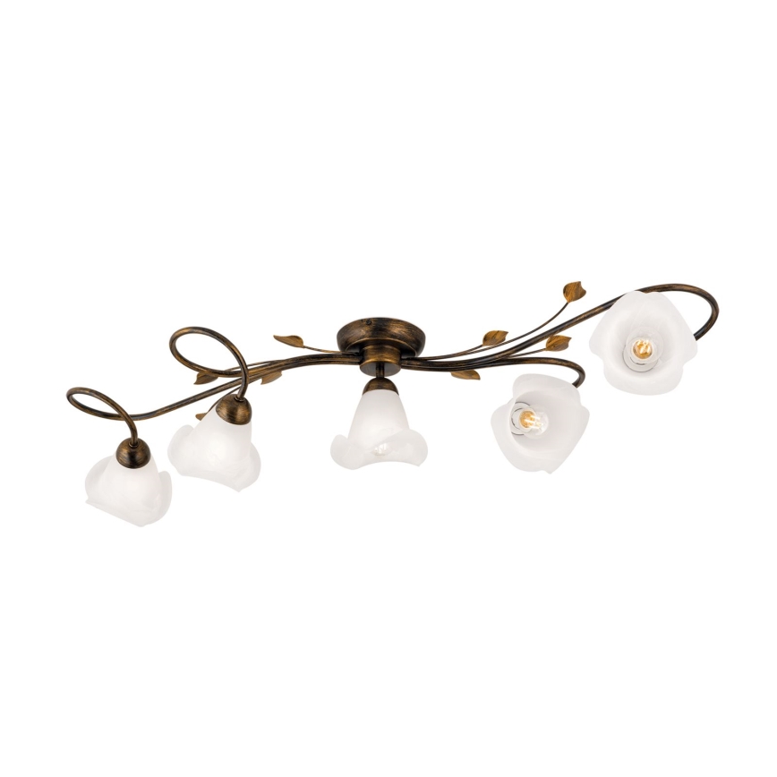 Szkło zamienne do żyrandola i lampa SISI E14 śr. 13 cm biały
