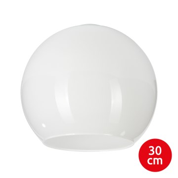 Szkło zamienne do żyrandola KULA E27, Ø 30 cm, białe