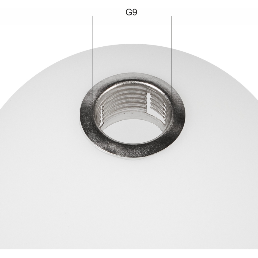 Szkło zamienne do żyrandola ASTRO G9 śr. 10 cm
