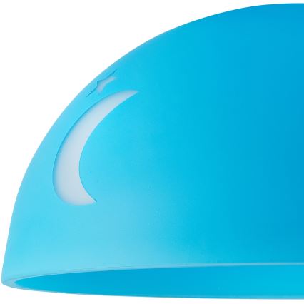Szkło zamienne do żyrandola DAY & NIGHT E27 śr. 30 cm niebieski