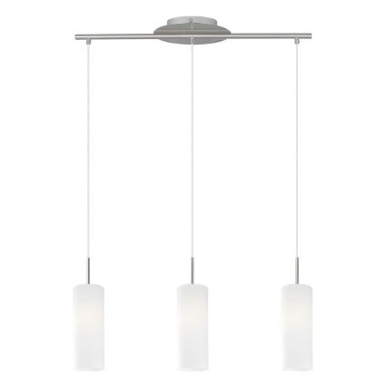 Szkło zamienne do żyrandola i lampa Eglo - Troy 3 mleczne