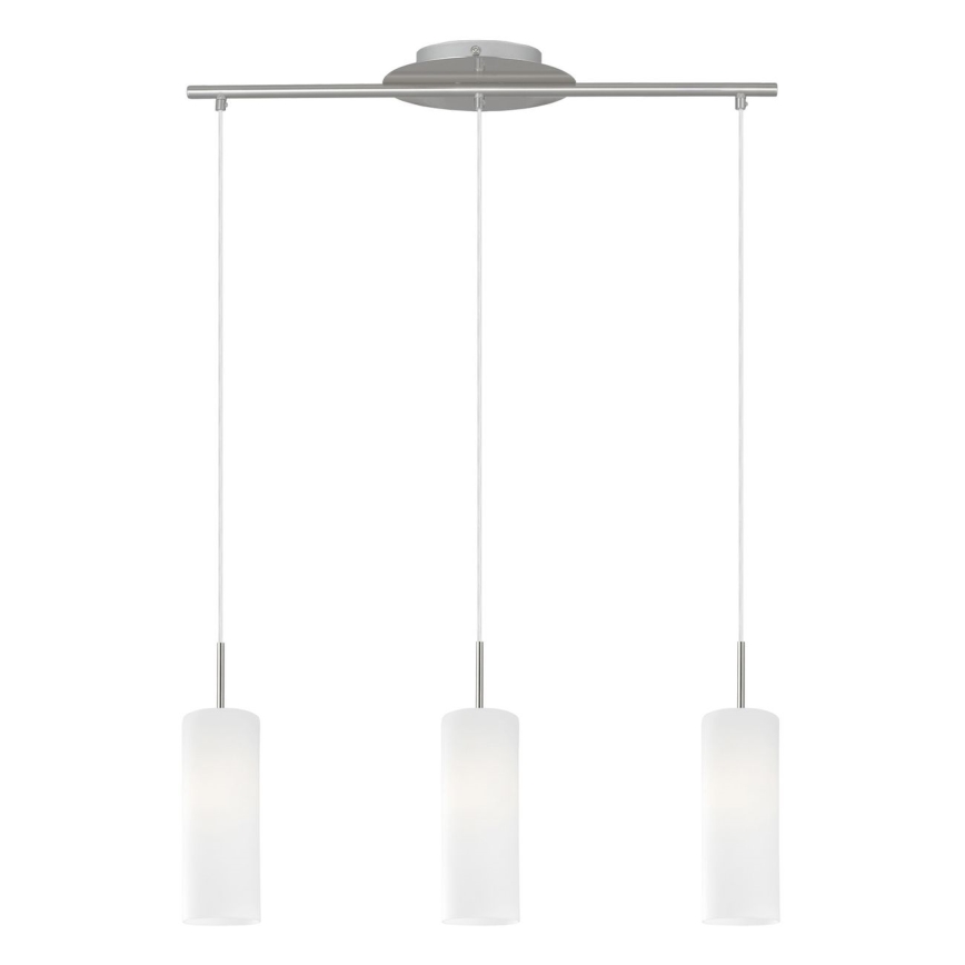 Szkło zamienne do żyrandola i lampa Eglo - Troy 3 mleczne