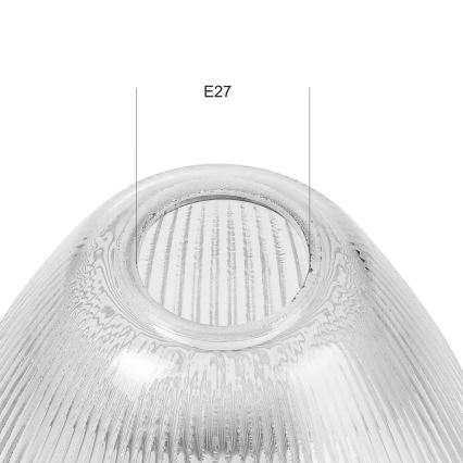 Szkło zamienne do żyrandola NOEL E27 śr. 17,5 cm