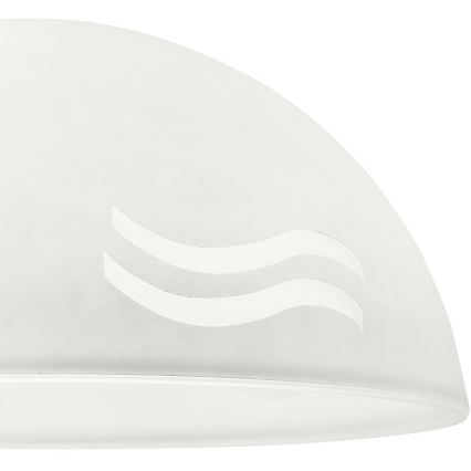 Szkło zamienne do żyrandola SFERA E27 140x300 mm biały