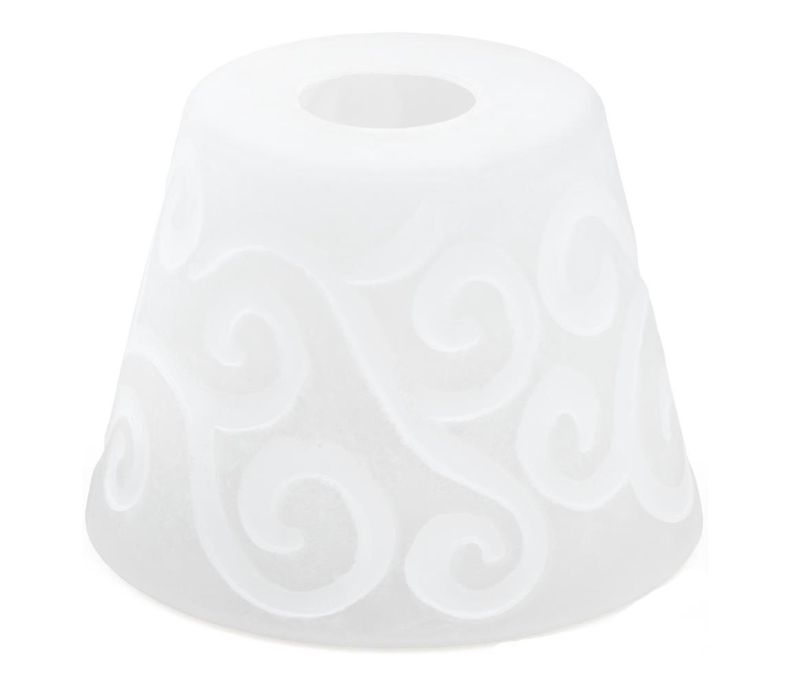 Szkło zamienne do żyrandola E27 śr. 15 cm biały