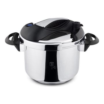 Szybkowar TURBO 6 l stal nierdzewna/czarny