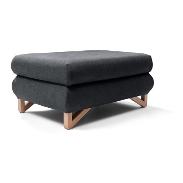 Taboret AVESTA 63x95 cm antracyt