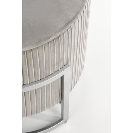 Taboret CRICKET śr. 40 cm szary