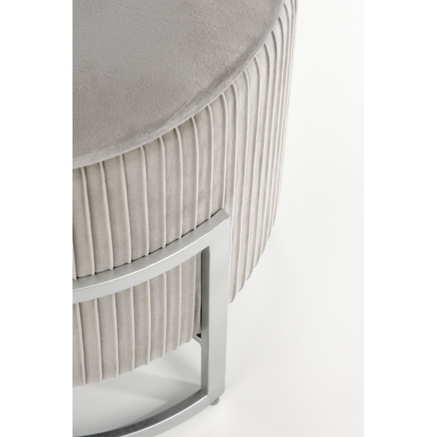 Taboret CRICKET śr. 40 cm szary