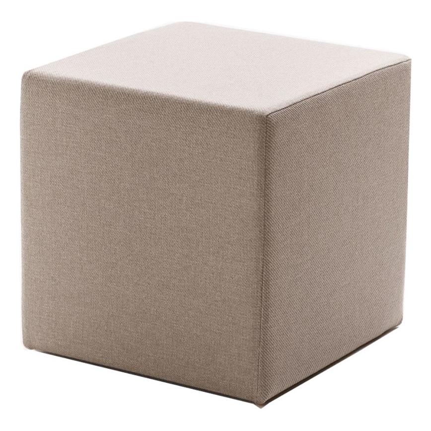 Taboret CUBI 40x40 cm beżowy