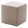 Taboret CUBI 40x40 cm beżowy
