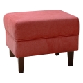 Taboret GALA 42x54 cm czerwony