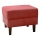 Taboret GALA 42x54 cm czerwony