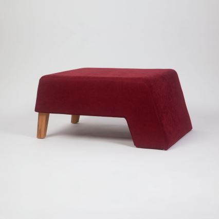Taboret KATE 40x84 cm czerwony
