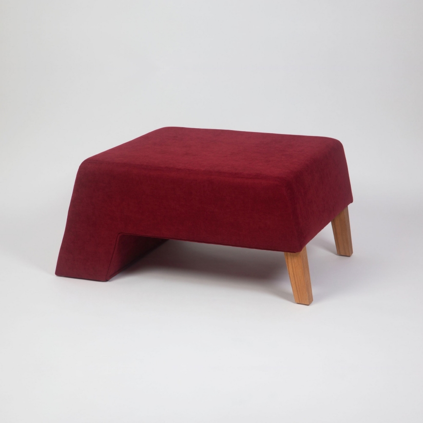 Taboret KATE 40x84 cm czerwony