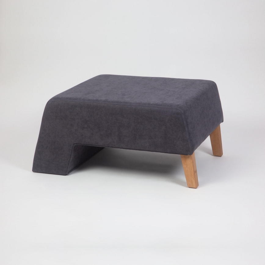 Taboret KATE 60x84 cm szary