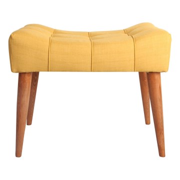 Taboret LUMI 40x58 cm żółty