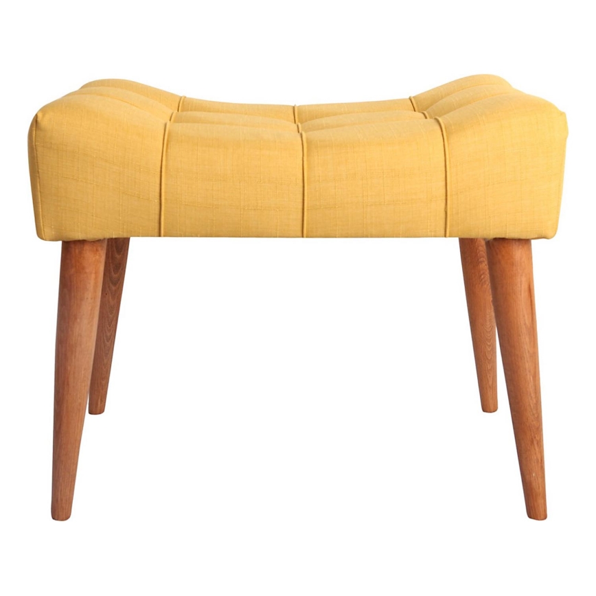 Taboret LUMI 40x58 cm żółty