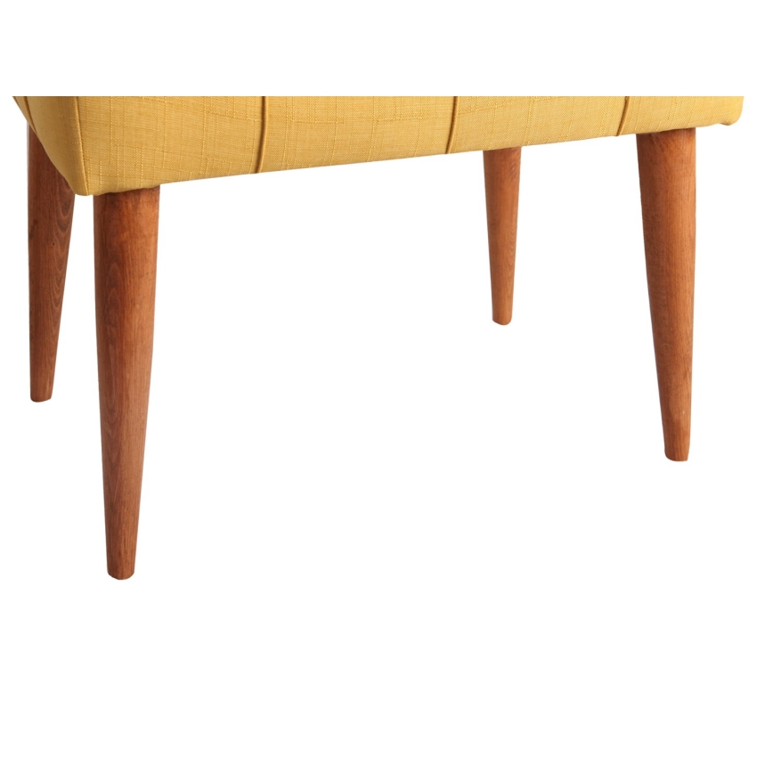 Taboret LUMI 40x58 cm żółty