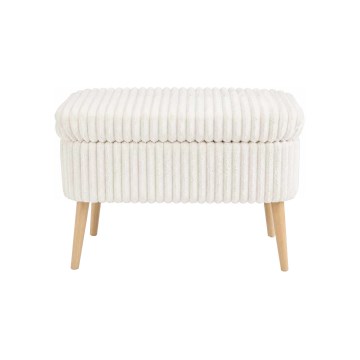 Taboret MOLIS 35x60 cm biały