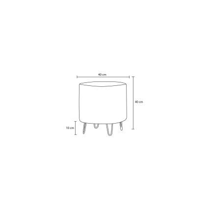 Taboret NANI śr. 40 cm antracyt