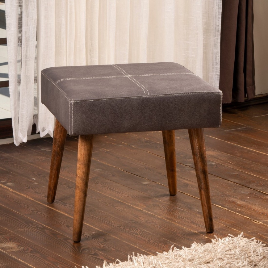 Taboret NUTO 46x46 cm antracyt