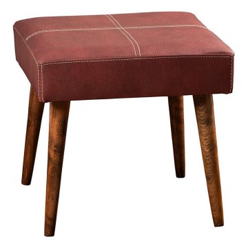 Taboret NUTO 46x46 cm czerwony