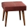 Taboret NUTO 46x46 cm czerwony