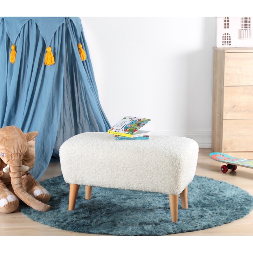 Taboret PIXI 32x61 cm biały