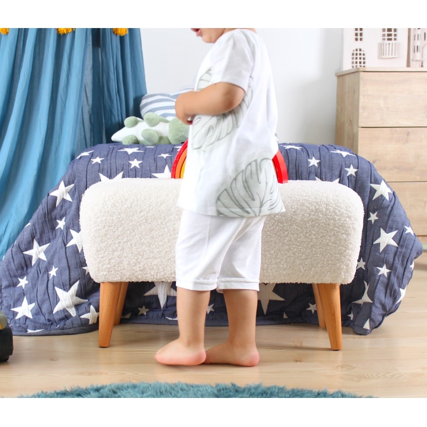 Taboret PIXI 32x61 cm biały