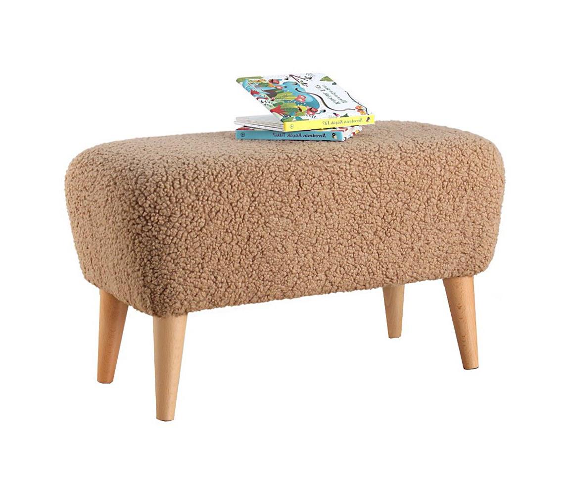 Taboret PIXI 32x61 cm brązowy