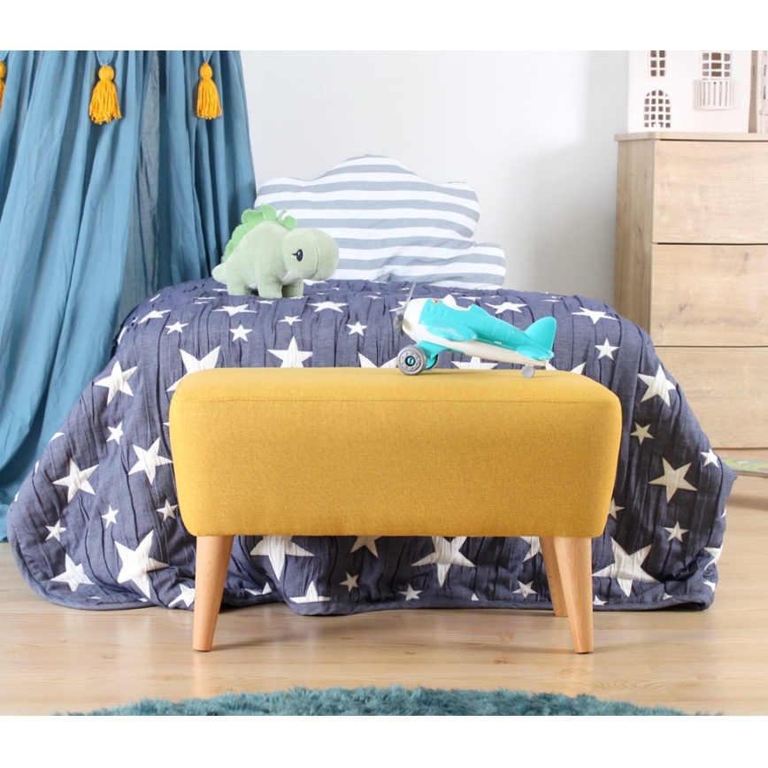Taboret PIXI 32x61 cm żółty