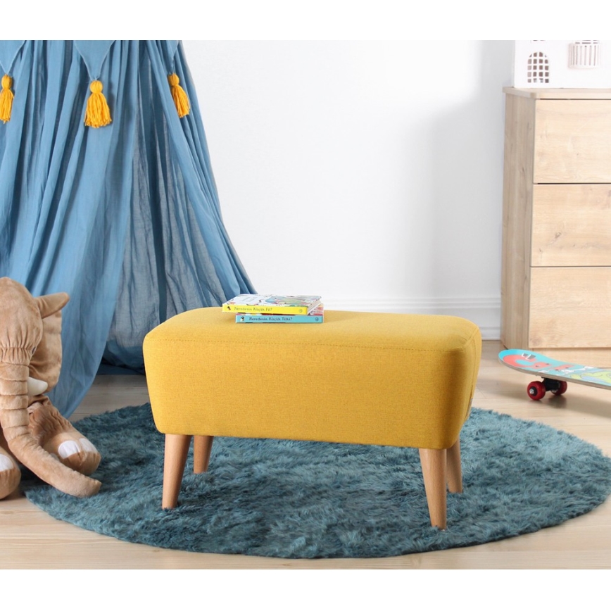 Taboret PIXI 32x61 cm żółty
