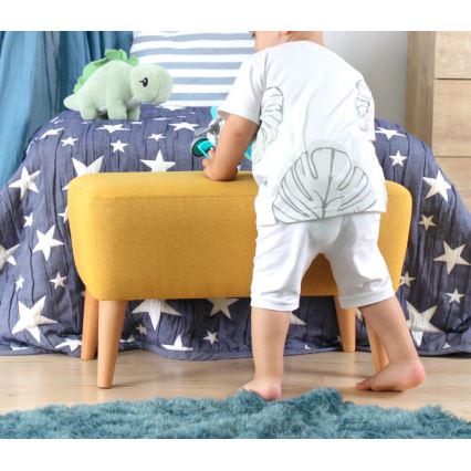 Taboret PIXI 32x61 cm żółty