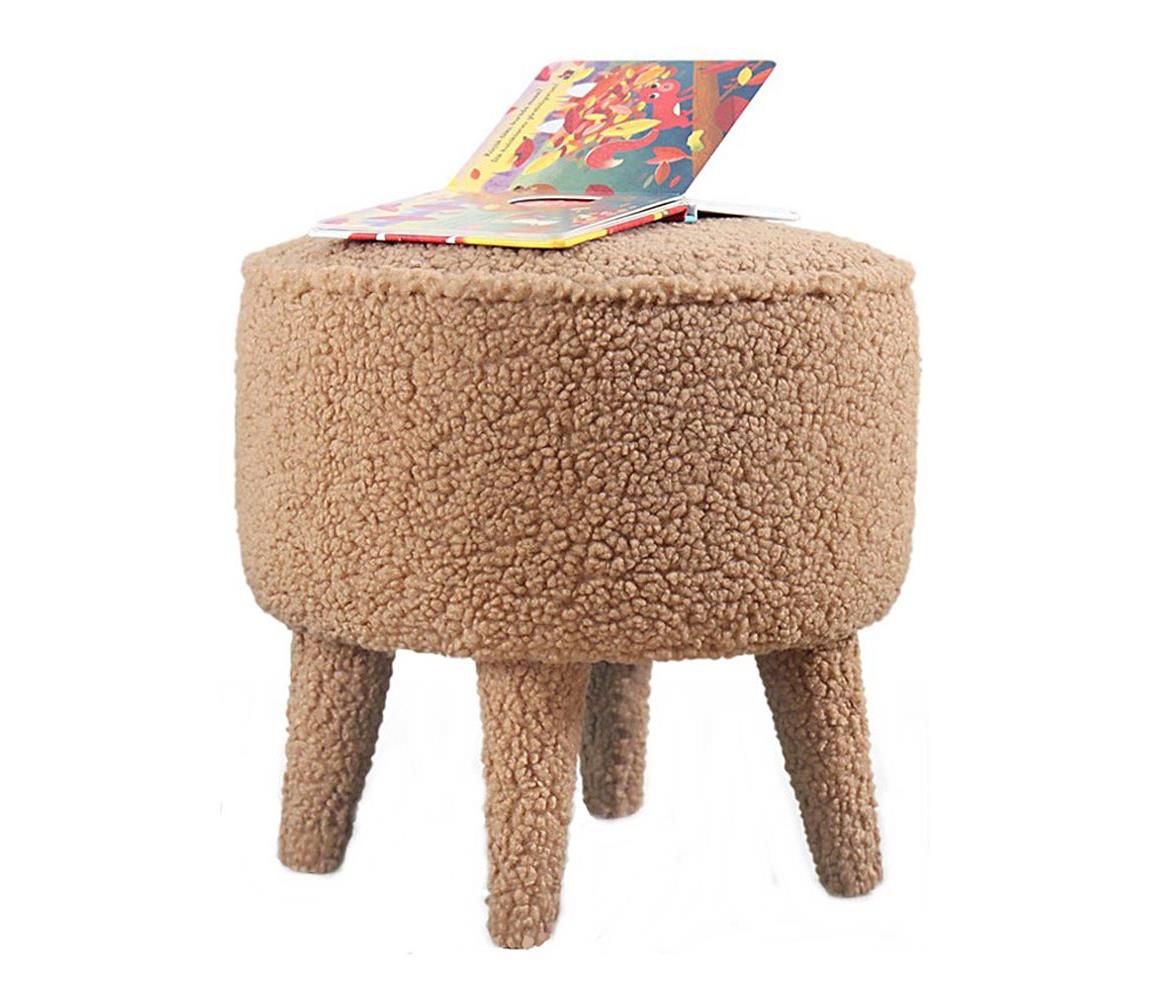 Taboret PIXI śr. 38 cm brązowy