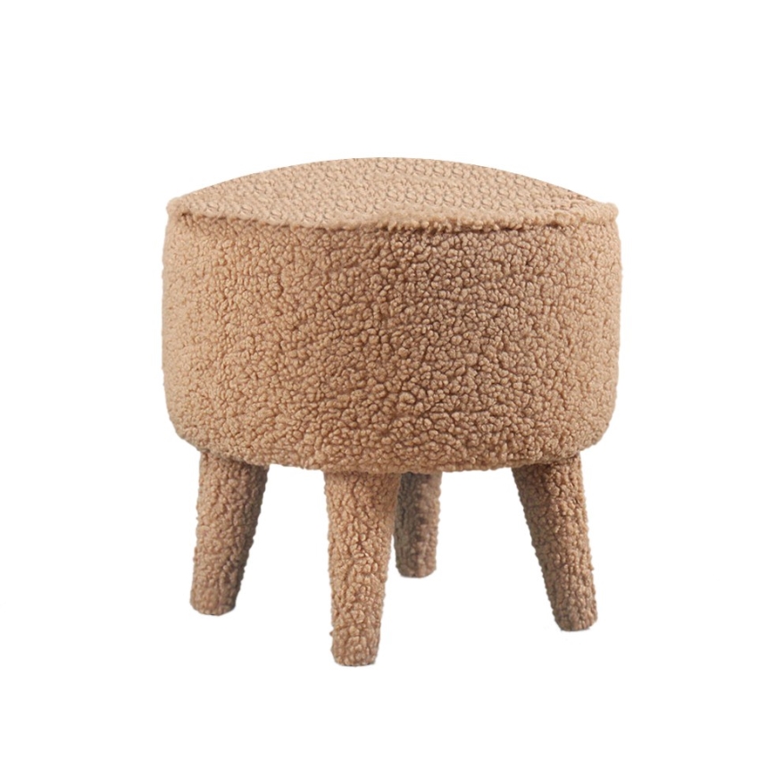 Taboret PIXI śr. 38 cm brązowy